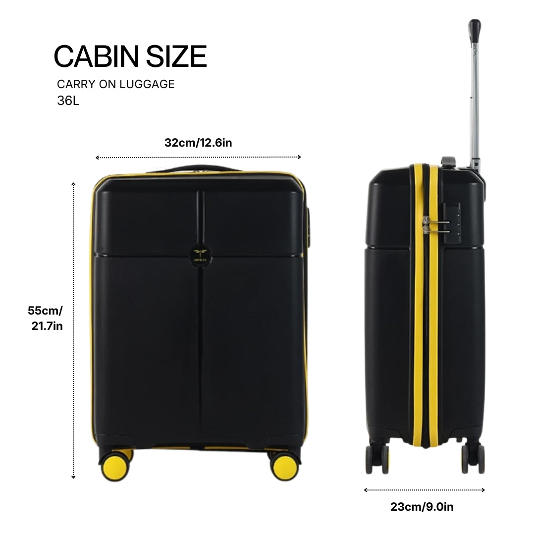 Berlin Black Trolley Bag