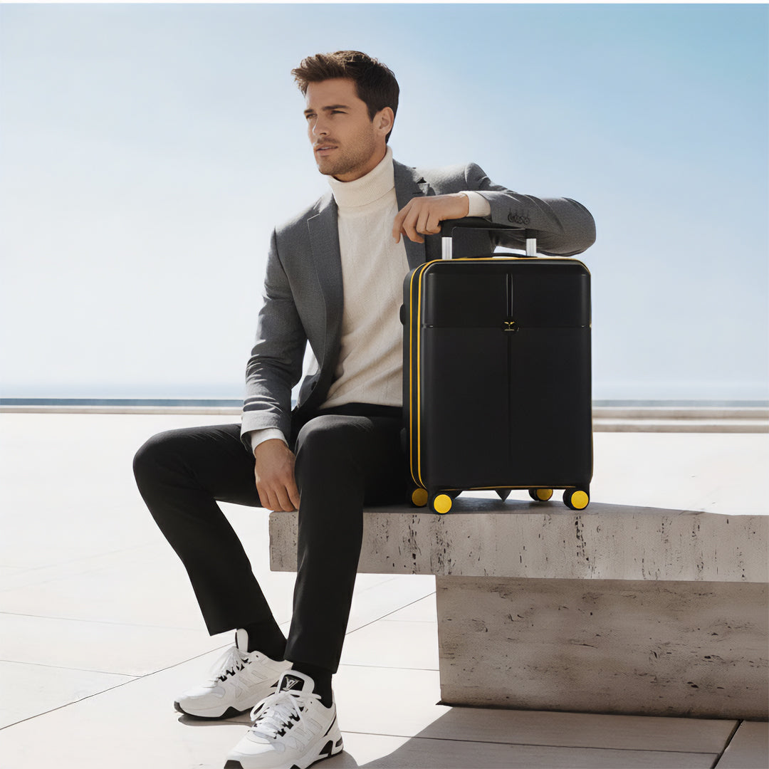 Berlin Black Trolley Bag