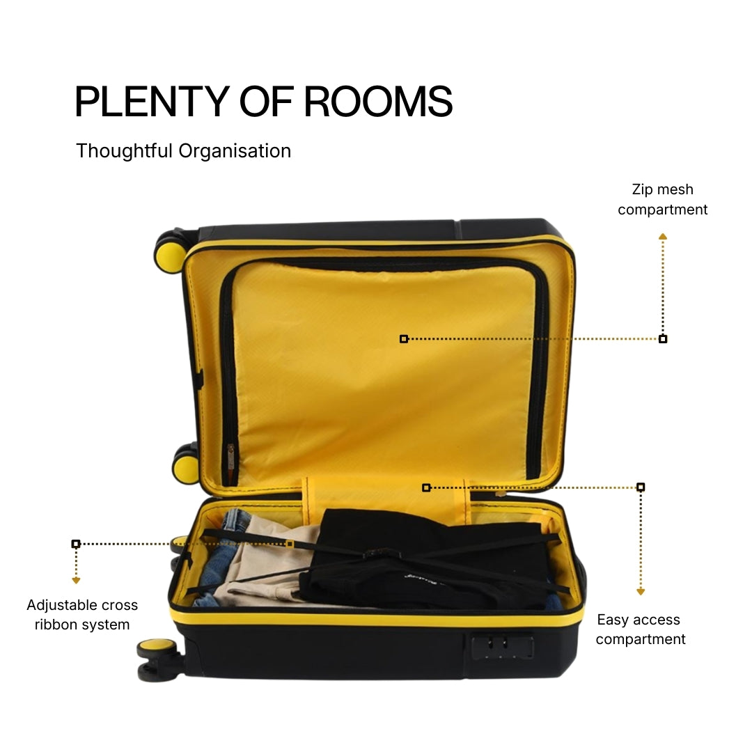 Berlin Black Trolley Bag