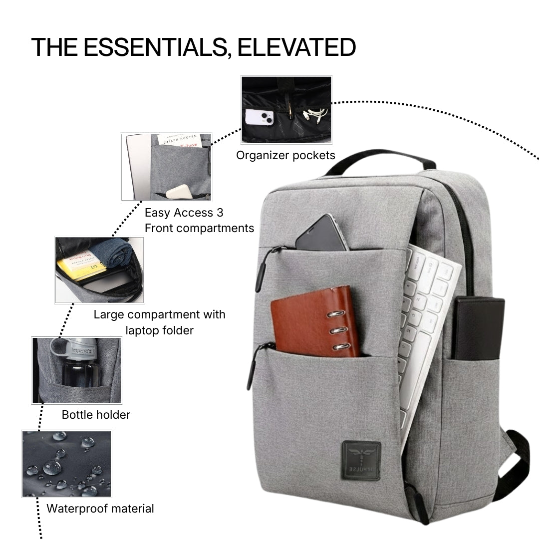 Empower grey backpack