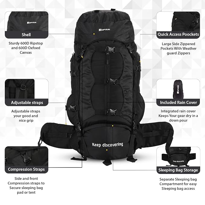 Buckle Up Black (95L)