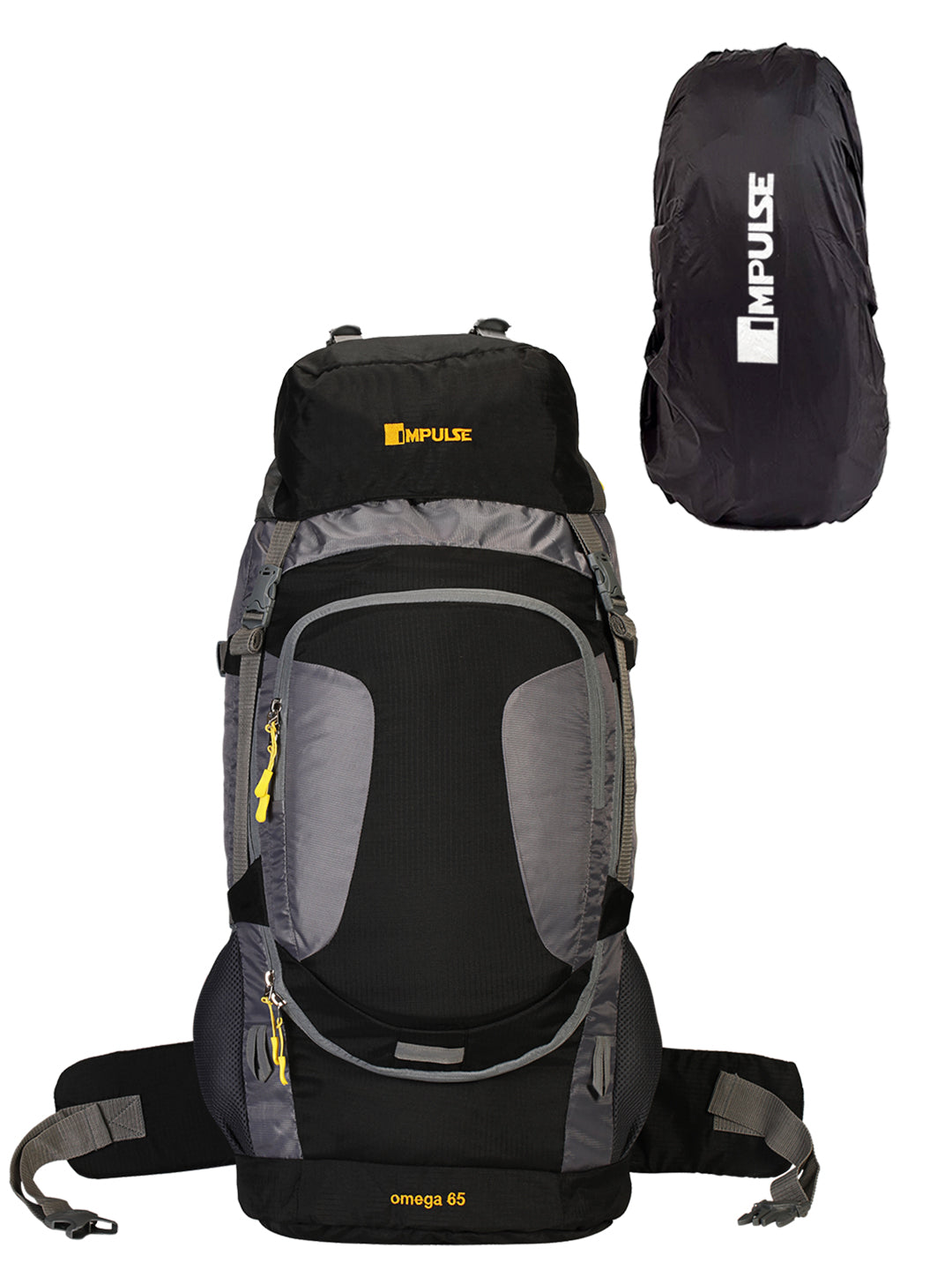 60 Litres Omega Black trekking Bag