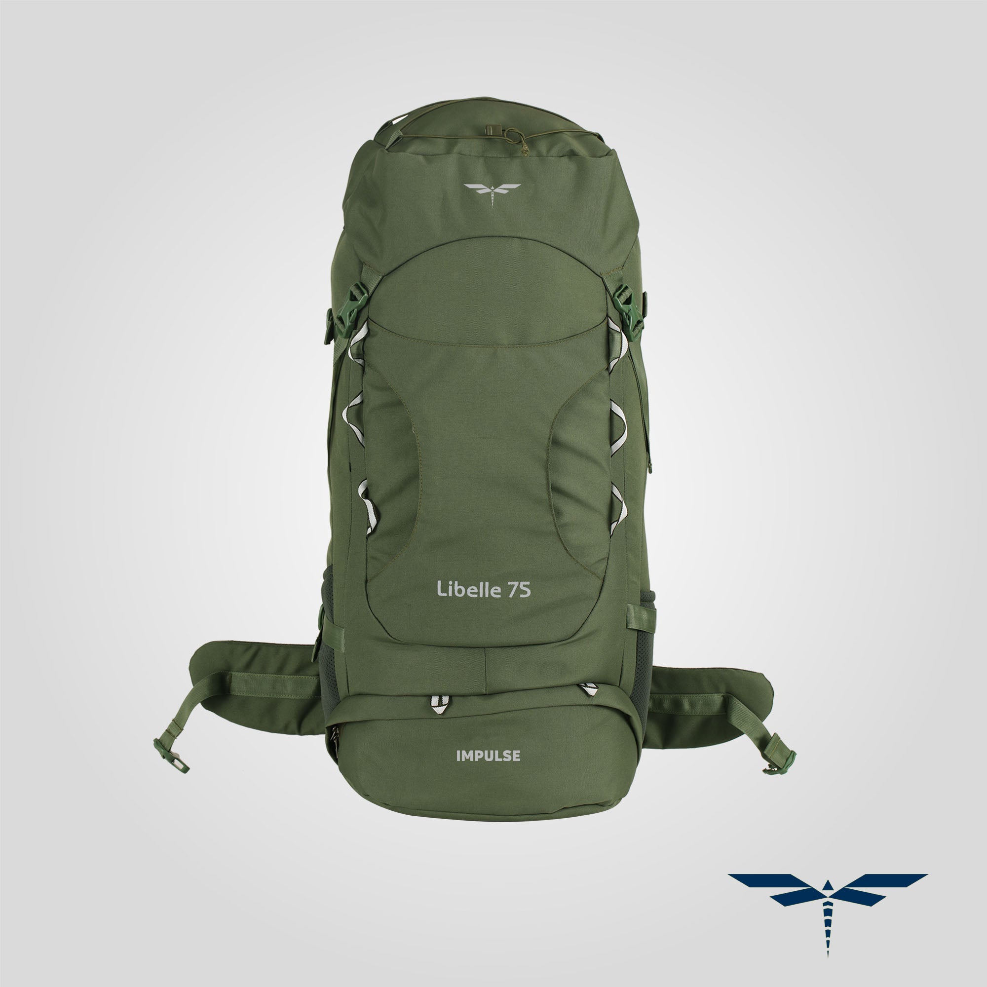IMPULSE Travel bag for Unisex tourist bag backpack for hiking trekking  camping Rucksack - 75 L Grey, Black - Price in India | Flipkart.com