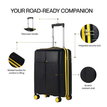 Berlin Black Trolley Bag