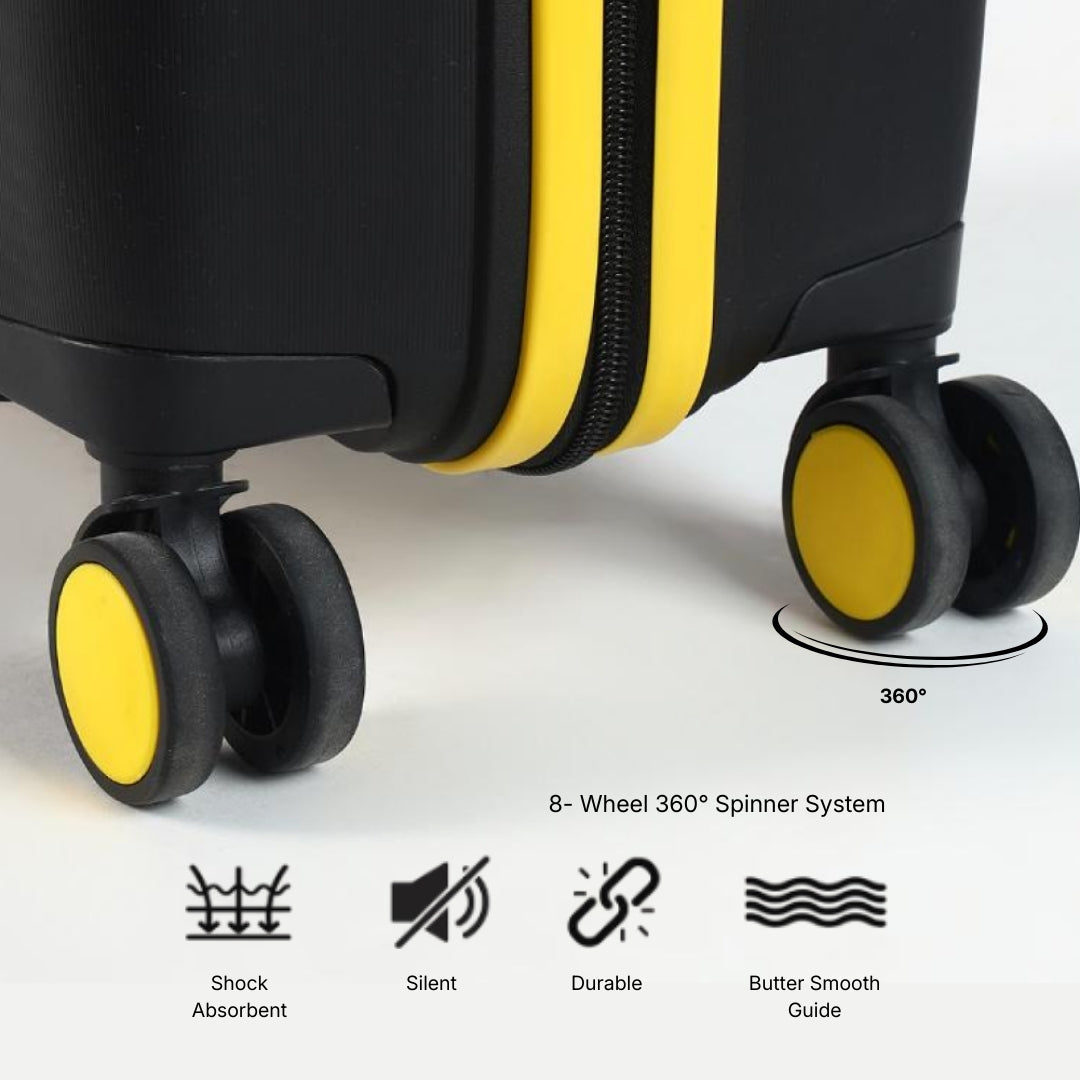Berlin Black Trolley Bag