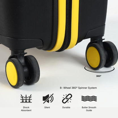 Berlin Black Trolley Bag