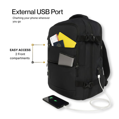 Commuter Black backpack