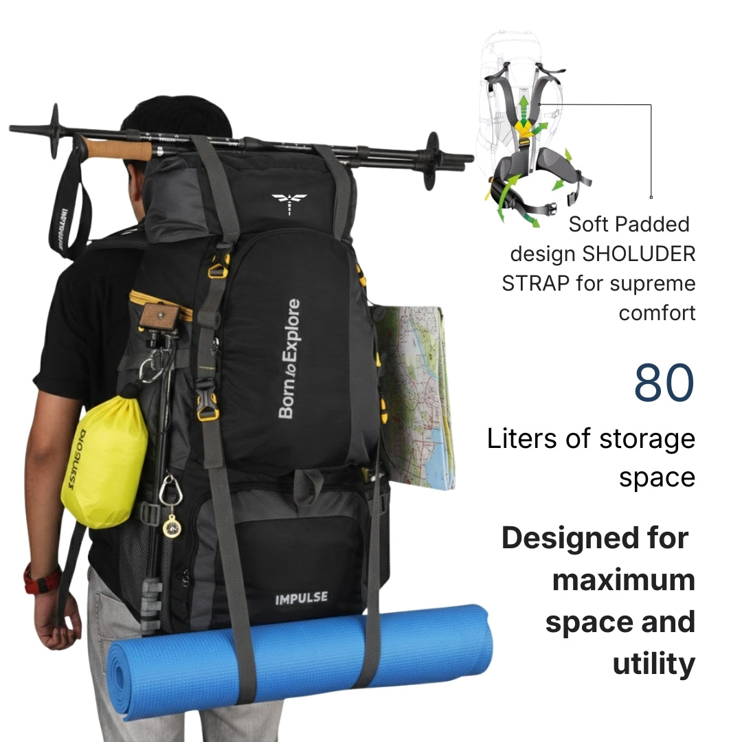 80 Litres Curve Black