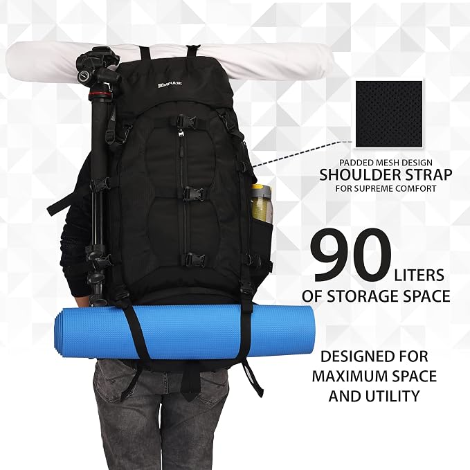 Buckle Up Black (95L)