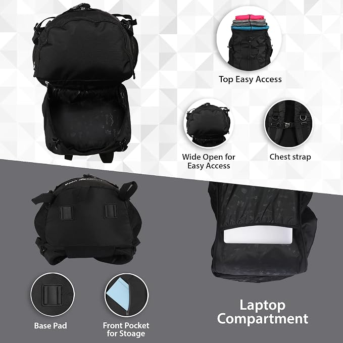 Buckle Up Black (95L)