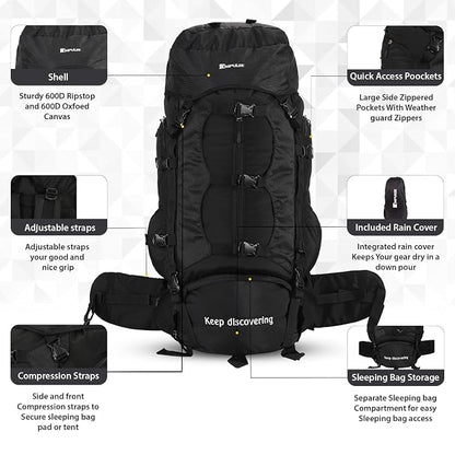 Buckle Up Black (95L)