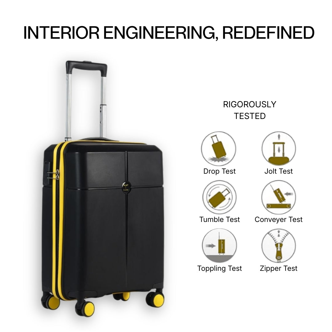 Berlin Black Trolley Bag