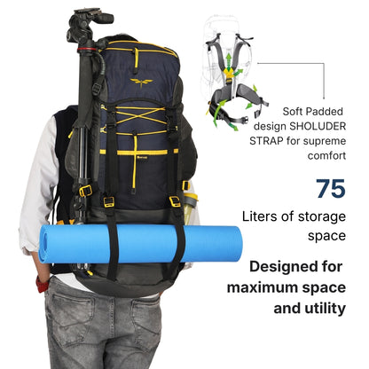 Rucksack trekking bag (Grey)