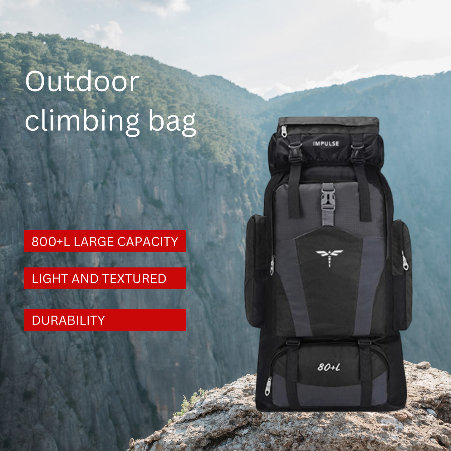 Adventure mate 80 Black