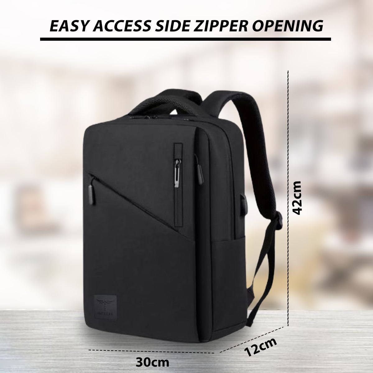 Medium 30 L Laptop Backpack 30 L Laptop Backpack Elite V2 16 Inch Laptop Backpack with USB Charging  (Black)