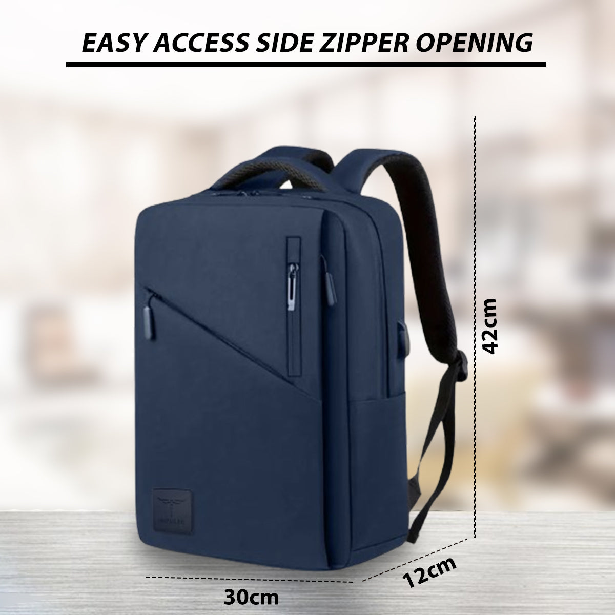 Medium 30 L Laptop Backpack 30 L Laptop Backpack Elite V2 16 Inch Laptop Backpack with USB Charging  (Blue)