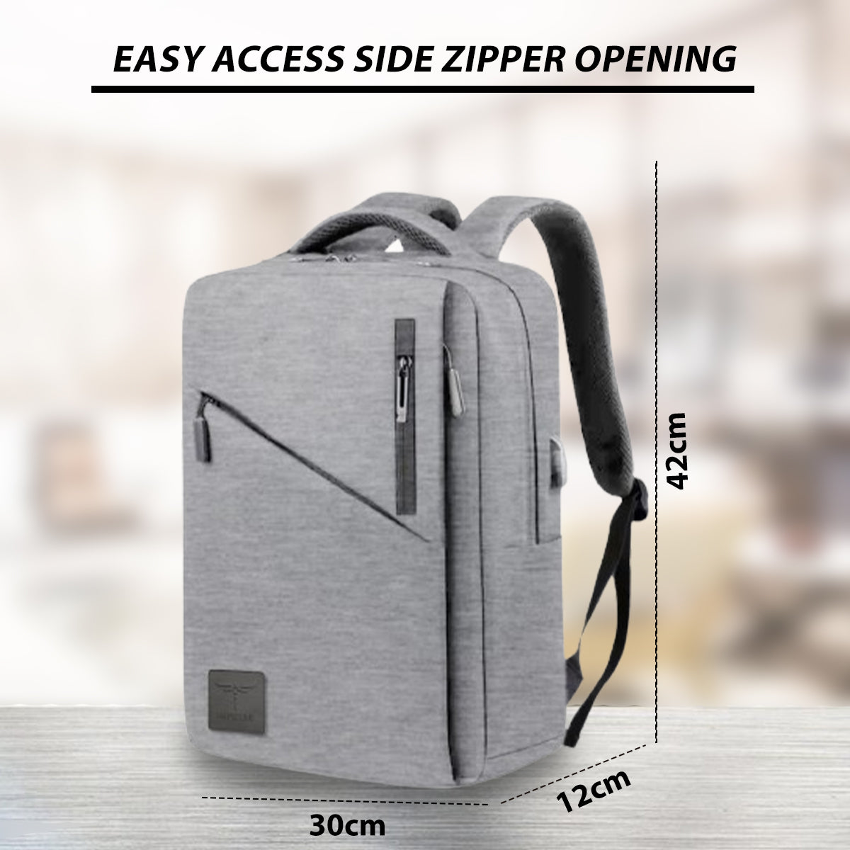 Medium 30 L Laptop Backpack 30 L Laptop Backpack Elite V2 16 Inch Laptop Backpack with USB Charging  (Grey)