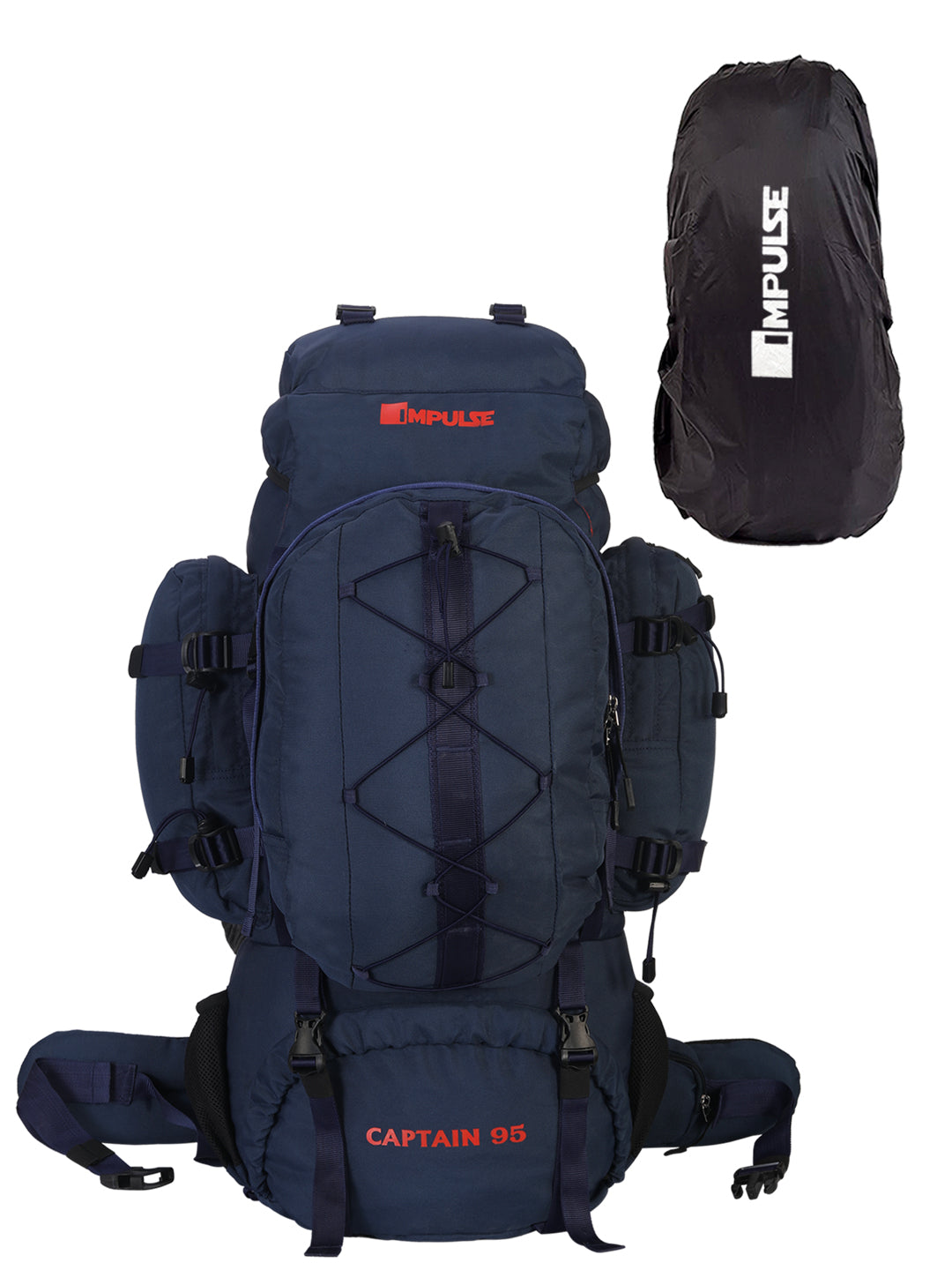 95 Litres Impulses Impulse Captain Blue Trekking bag