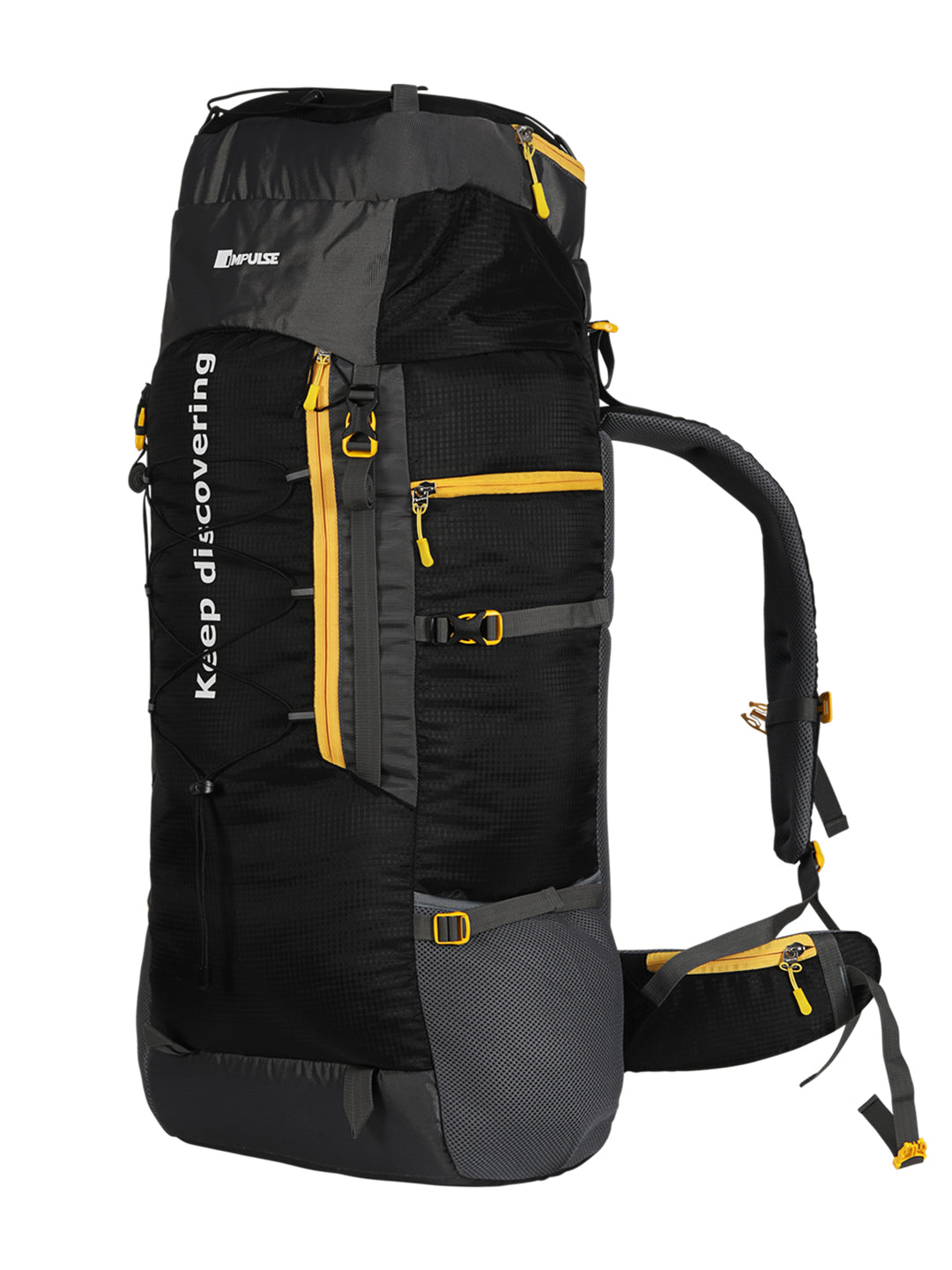 80 Litres KD007 Black Trekking bag