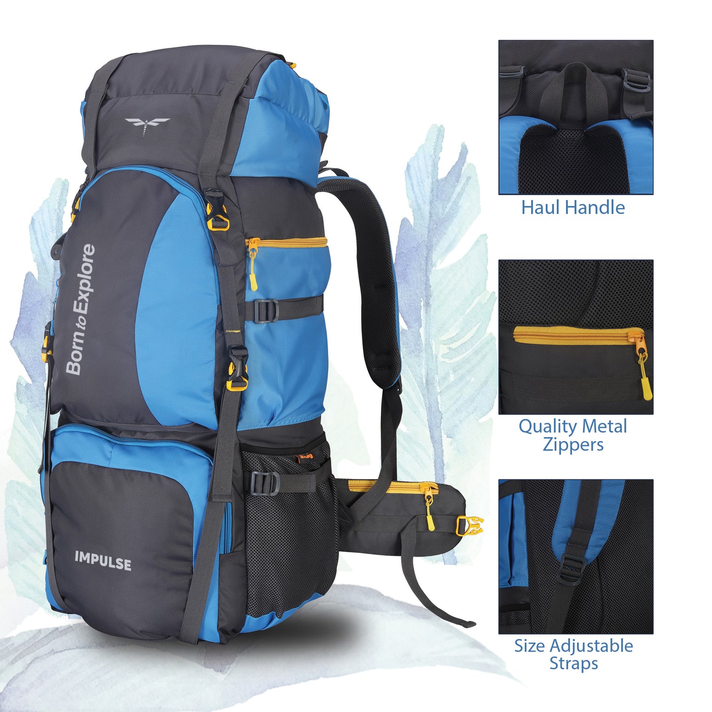 80 Litres Curve Trekking bag