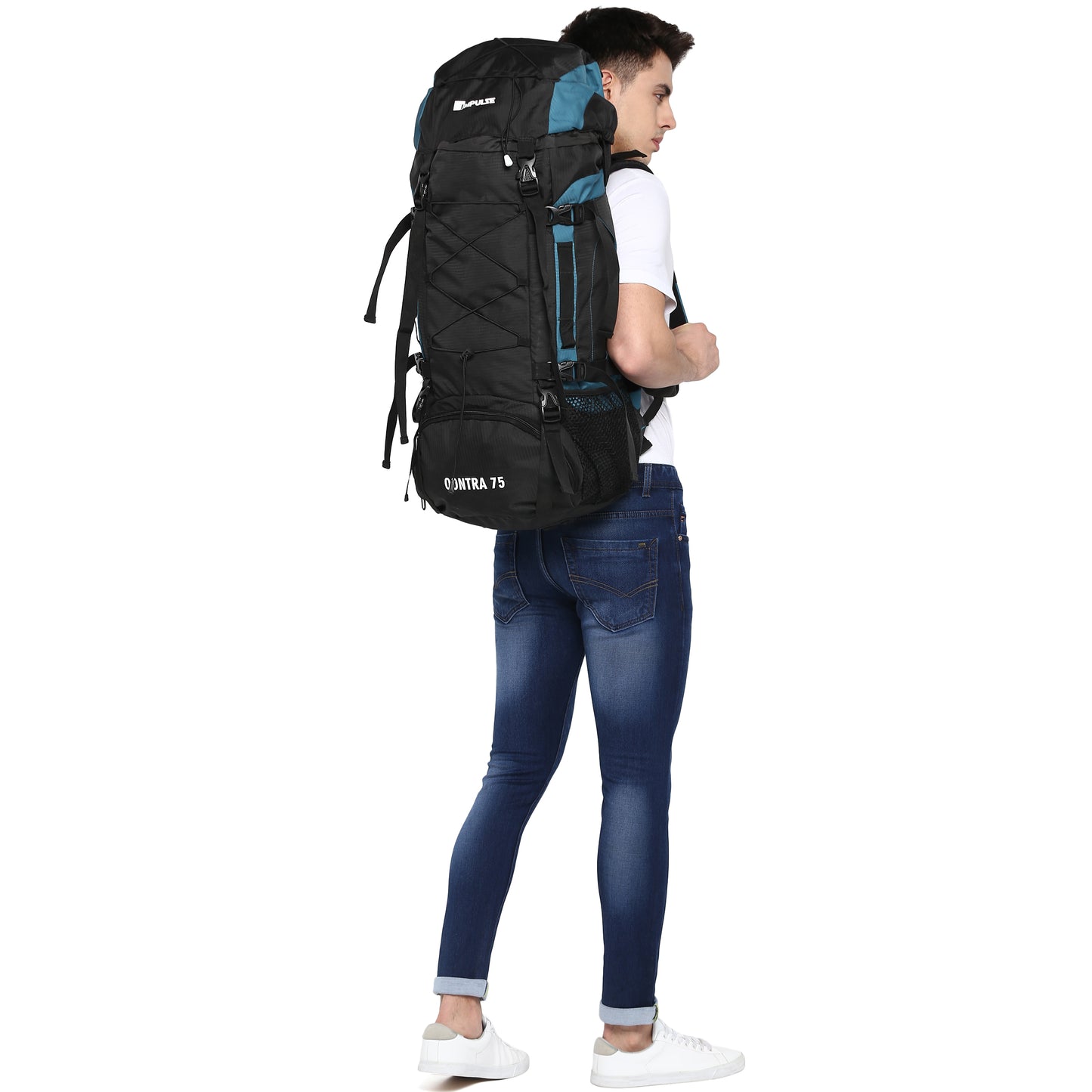 75 Litres Qontra T Blue trekking Bag