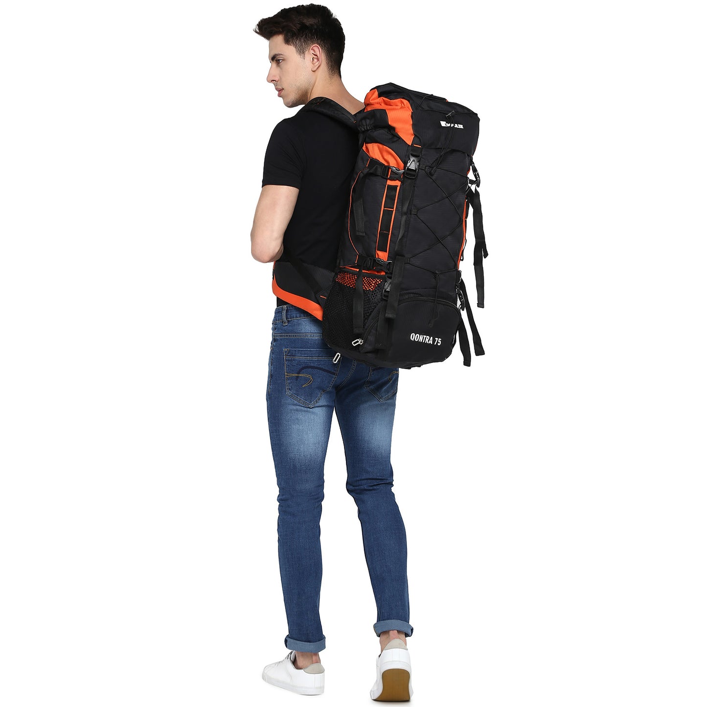 75 Litres Qontra Orange trekking Bag