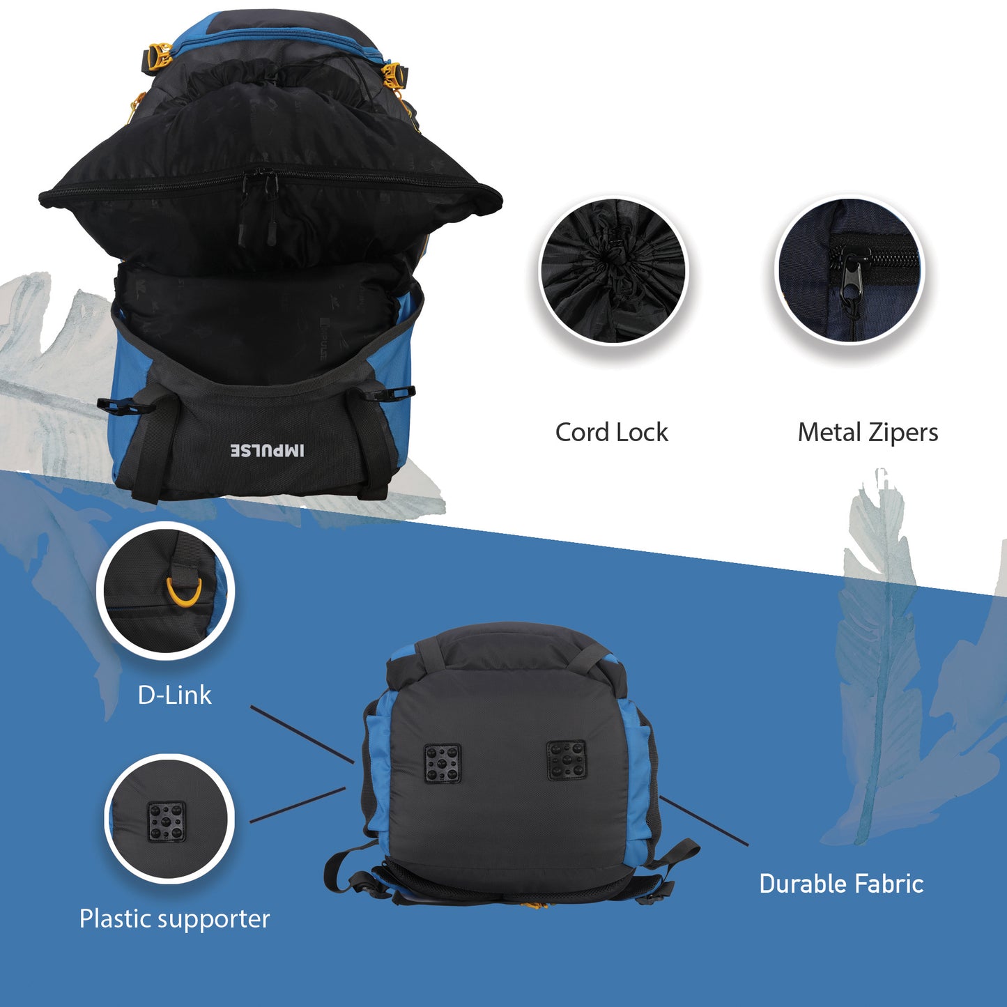 80 Litres Curve Trekking bag