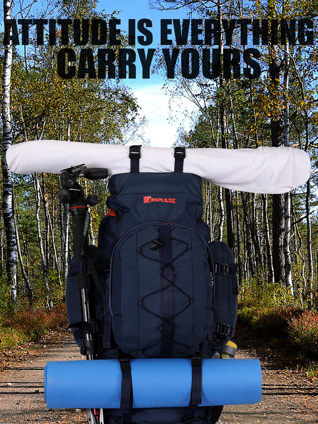 95 Litres Impulses Impulse Captain Blue Trekking bag