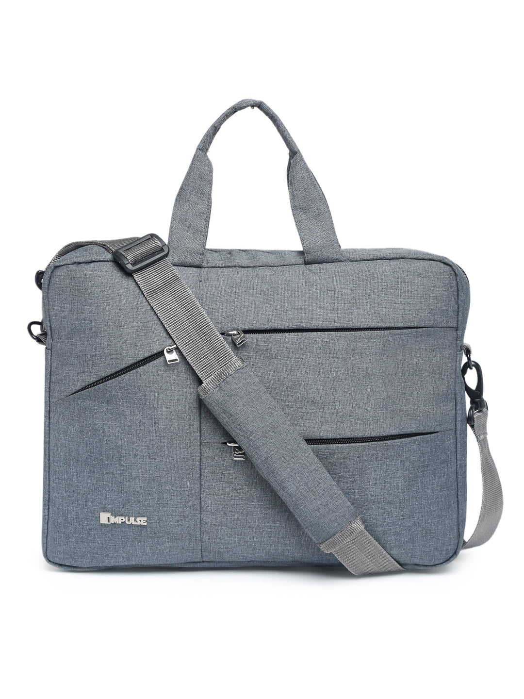 Corporate 2 Grey 14 Inch. Messenger Bag