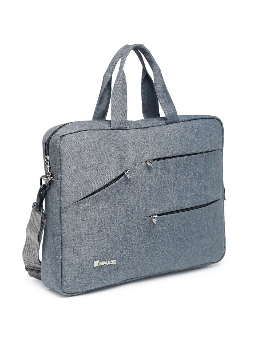 Corporate 2 Grey 14 Inch. Messenger Bag