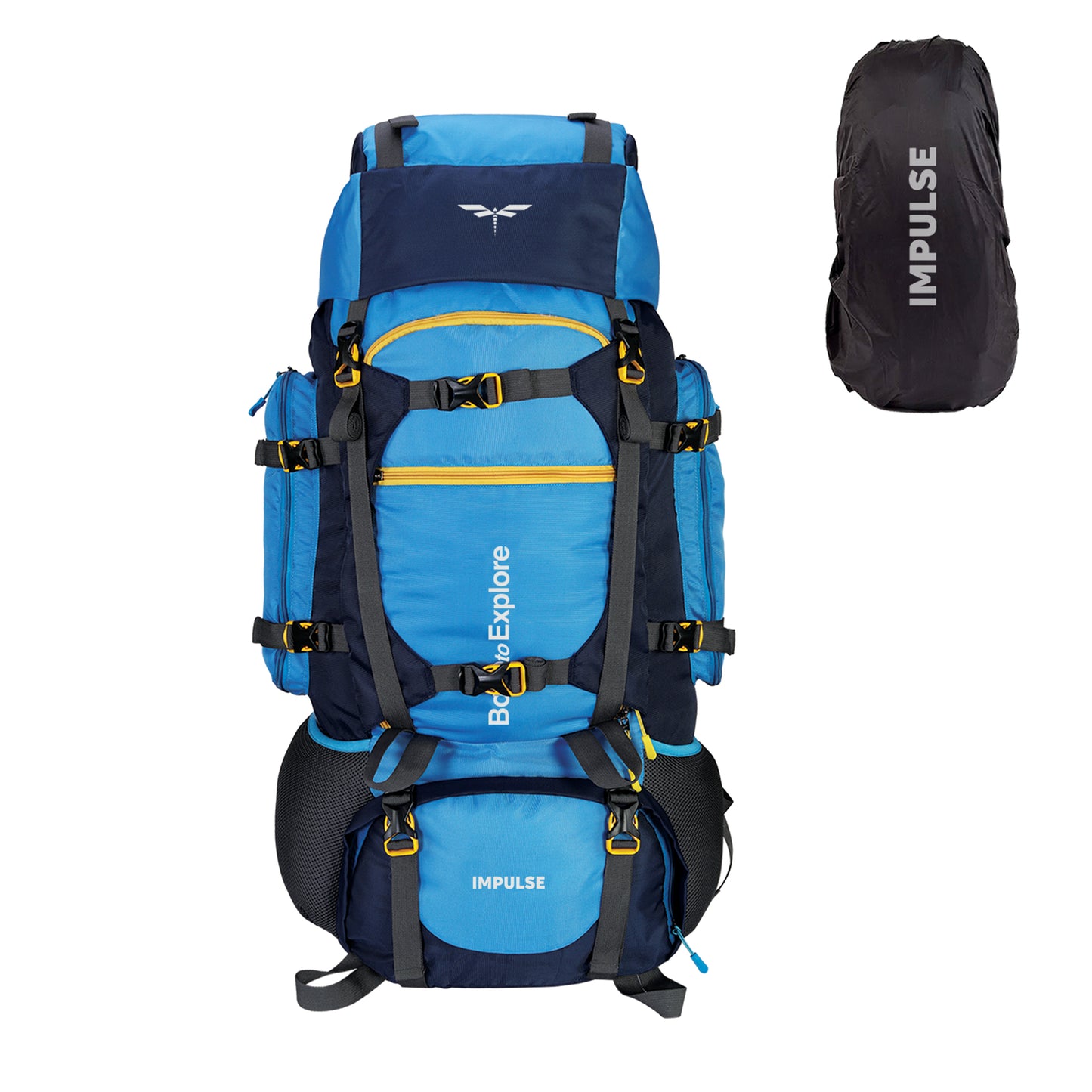 Buy Impulse Rucksack bags 80 litres travel bag for men tourist bag